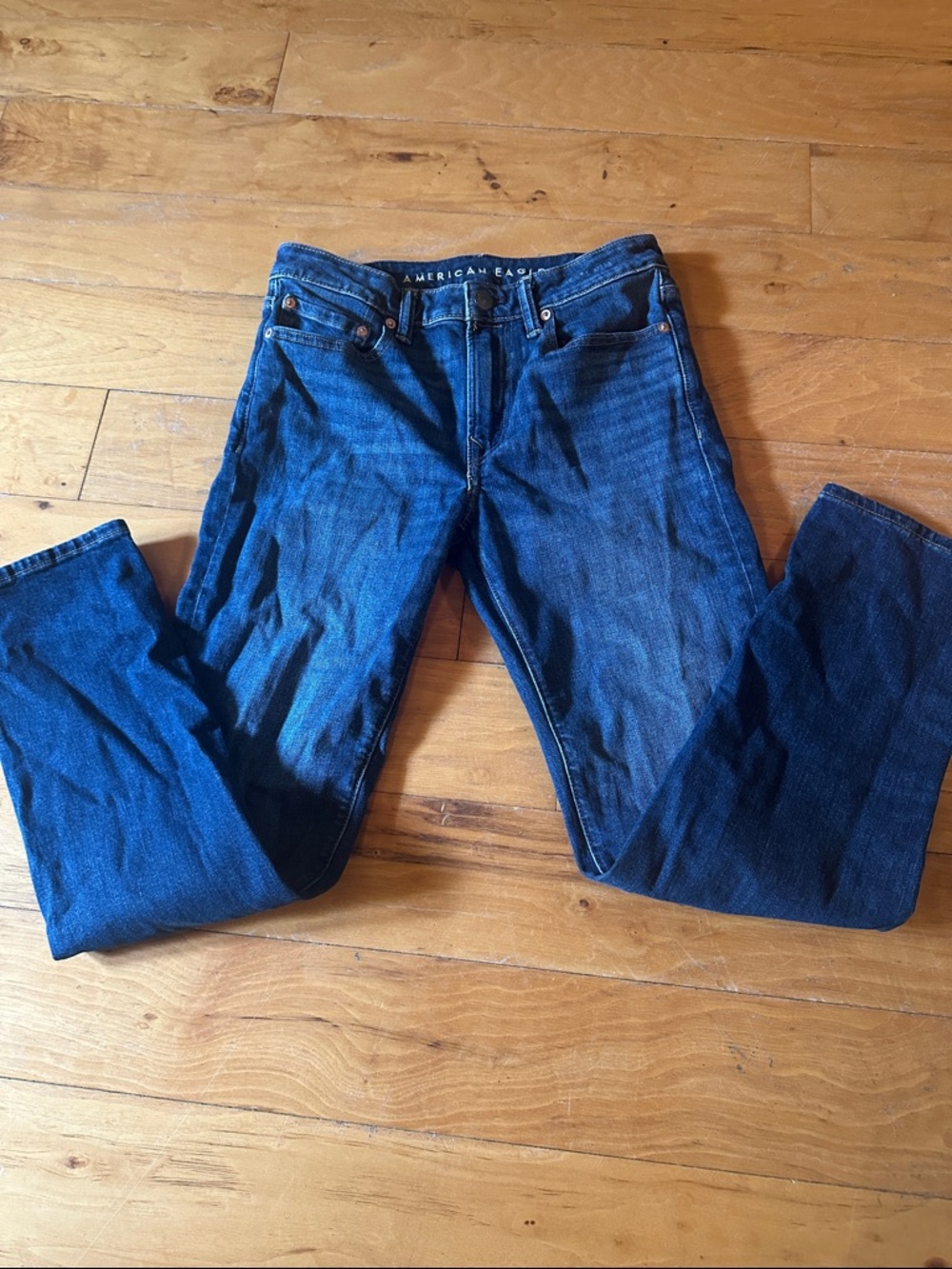 American Eagle Outfitters Men’s Indigo Slim Straight Jeans
